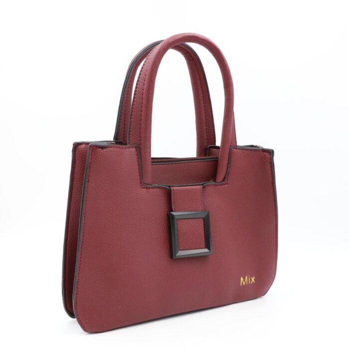 ⁦شنطة كتف لون عنابي⁩ - الصورة ⁦3⁩