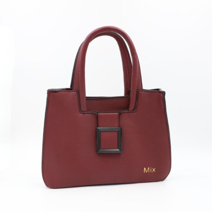 ⁦شنطة كتف لون عنابي⁩ - الصورة ⁦5⁩