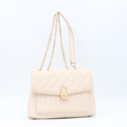 شنطة كتف لون بيج