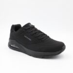 حذاء جلد موديل 2560-1 من جولف اند هورس للرجال لون أسود