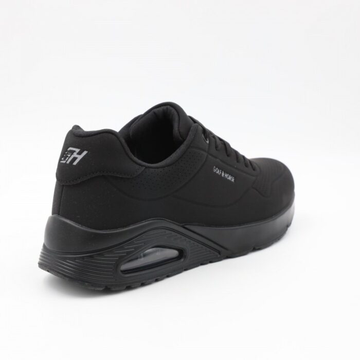 ⁦حذاء جلد موديل 2560-1 من جولف اند هورس للرجال لون أسود⁩ - الصورة ⁦3⁩