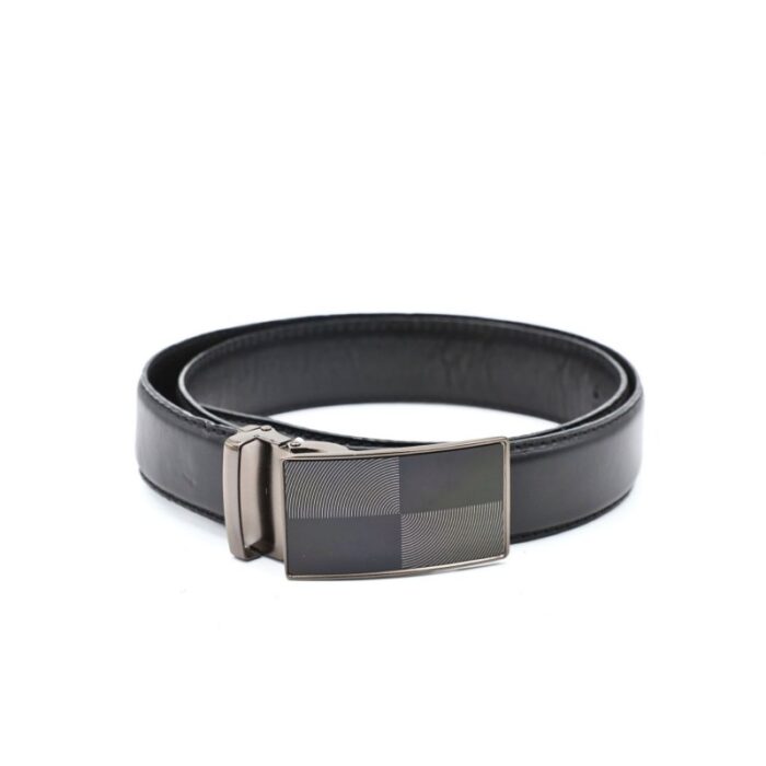 103389276_68b96445b7e84 سير (حزام وسط) رسمي جلد طبيعي للرجال لون اسود - الصورة 1