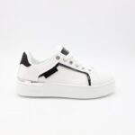 ⁦حذاء كاجوال ستاتي لون أبيض وأسود⁩ - الصورة ⁦4⁩