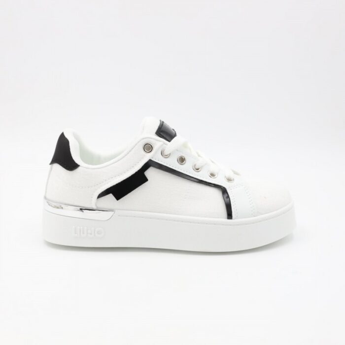 ⁦حذاء كاجوال ستاتي لون أبيض وأسود⁩ - الصورة ⁦4⁩