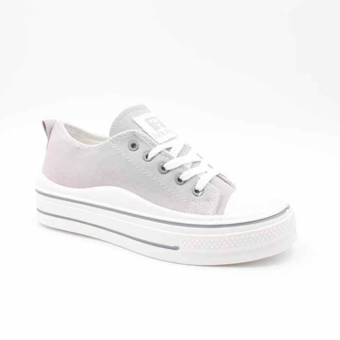 ⁦حذاء كاجوال ستاتي لون رمادي فاتح⁩ - الصورة ⁦2⁩