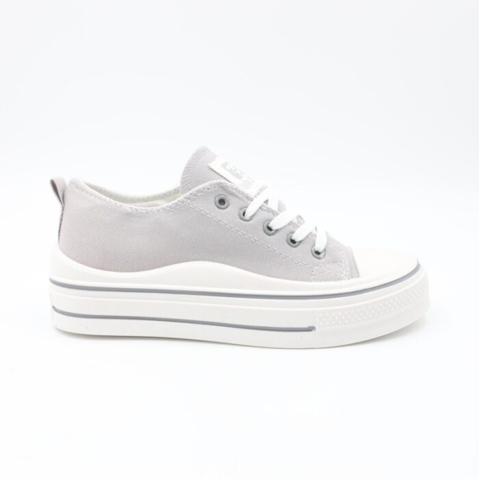 ⁦حذاء كاجوال ستاتي لون رمادي فاتح⁩ - الصورة ⁦3⁩