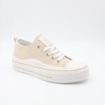 ⁦حذاء كاجوال ستاتي لون بيج⁩ - الصورة ⁦2⁩