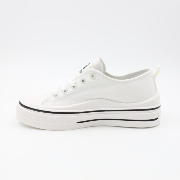 ⁦حذاء كاجوال ستاتي لون أبيض⁩ - الصورة ⁦4⁩