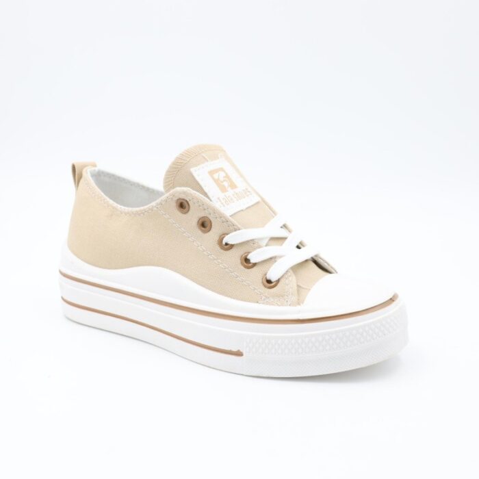 ⁦حذاء كاجوال ستاتي لون كاكي⁩ - الصورة ⁦4⁩