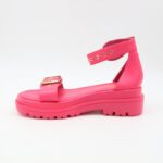 ⁦صندل ستاتي لون فوشي⁩ - الصورة ⁦6⁩