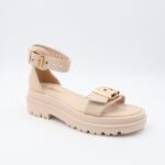 ⁦صندل ستاتي لون بيج فاتح⁩ - الصورة ⁦5⁩