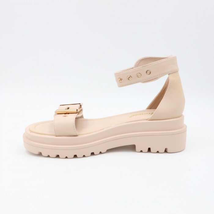 ⁦صندل ستاتي لون بيج فاتح⁩ - الصورة ⁦8⁩