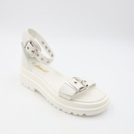 صندل ستاتي لون أبيض