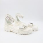 ⁦صندل ستاتي لون أبيض⁩ - الصورة ⁦3⁩