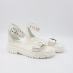 ⁦صندل ستاتي لون أبيض⁩ - الصورة ⁦4⁩