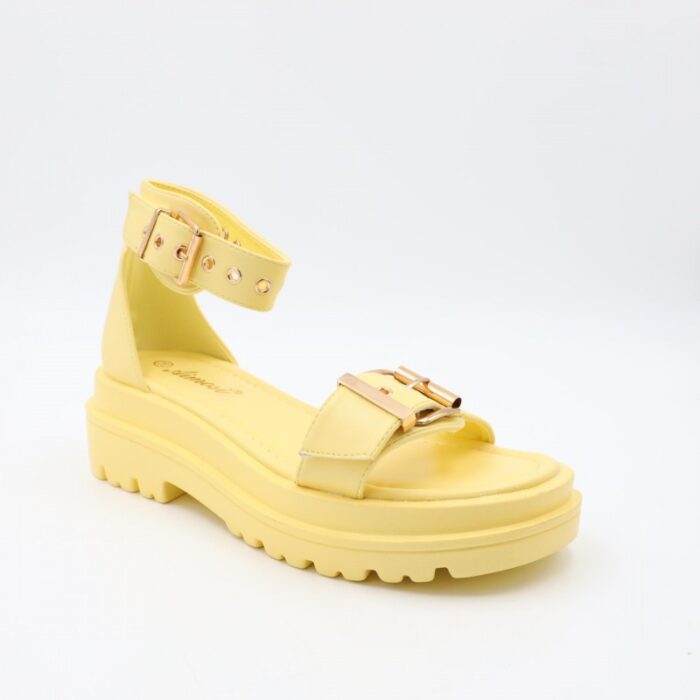 ⁦صندل ستاتي لون أصفر⁩ - الصورة ⁦6⁩