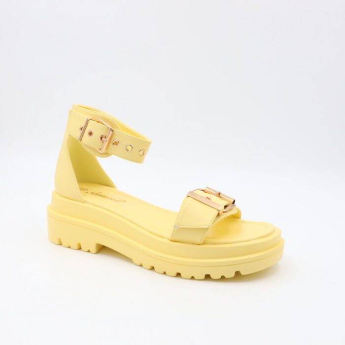 ⁦صندل ستاتي لون أصفر⁩ - الصورة ⁦7⁩