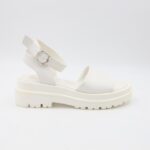 ⁦صندل ستاتي لون أبيض⁩ - الصورة ⁦4⁩