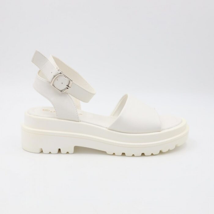 ⁦صندل ستاتي لون أبيض⁩ - الصورة ⁦4⁩