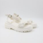 صندل ستاتي لون أبيض