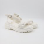 ⁦صندل ستاتي لون أبيض⁩ - الصورة ⁦3⁩