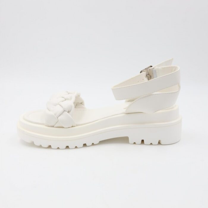 ⁦صندل ستاتي لون أبيض⁩ - الصورة ⁦6⁩