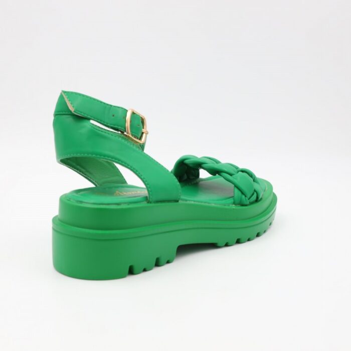 ⁦صندل ستاتي لون أخضر⁩ - الصورة ⁦4⁩