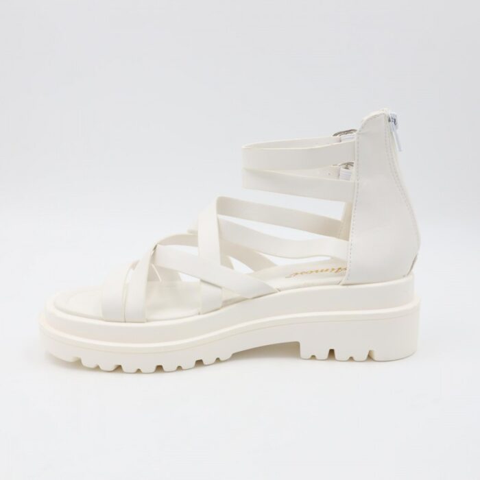 ⁦صندل ستاتي لون أبيض⁩ - الصورة ⁦7⁩
