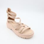 صندل ستاتي لون بيج فاتح