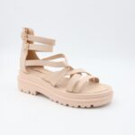 ⁦صندل ستاتي لون بيج فاتح⁩ - الصورة ⁦3⁩