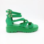 ⁦صندل ستاتي لون أخضر⁩ - الصورة ⁦4⁩