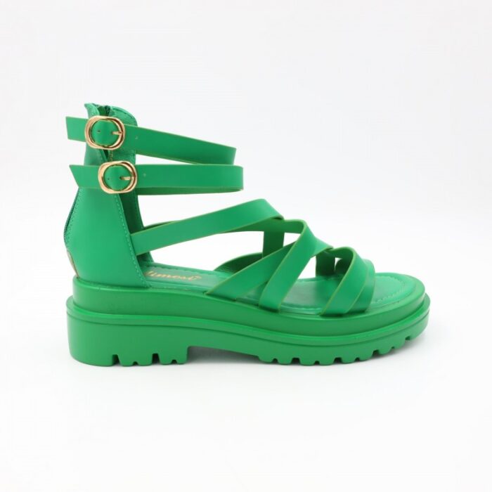 ⁦صندل ستاتي لون أخضر⁩ - الصورة ⁦4⁩