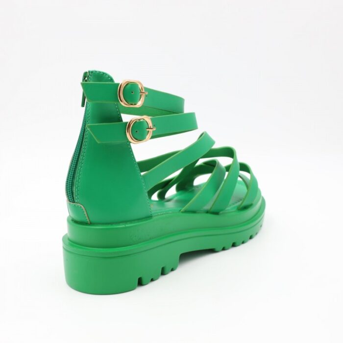 ⁦صندل ستاتي لون أخضر⁩ - الصورة ⁦5⁩
