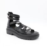 ⁦صندل ستاتي لون أسود⁩ - الصورة ⁦3⁩