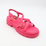 ⁦صندل ستاتي لون فوشي⁩ - الصورة ⁦2⁩