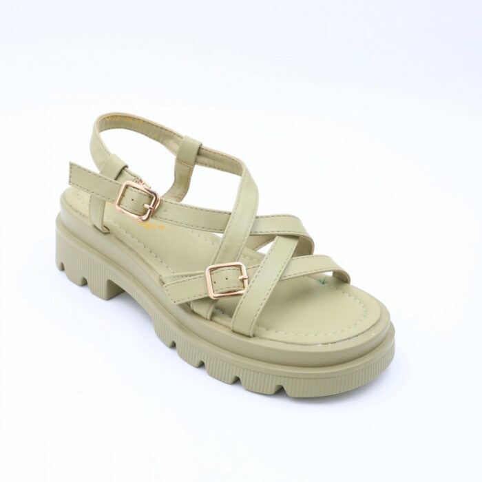 ⁦صندل ستاتي لون أخضر فاتح⁩ - الصورة ⁦6⁩