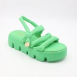 ⁦صندل ستاتي نعل عريض لون أخضر⁩ - الصورة ⁦7⁩