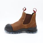 ⁦بسطار عمل من Scorpion مقدمة حماية حديد وجلدة بلاستيك حماية لون أسود للرجال لون بني⁩ - الصورة ⁦5⁩