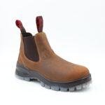 ⁦بسطار عمل من Scorpion مقدمة حماية حديد للرجال لون بني⁩ - الصورة ⁦2⁩