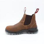 ⁦بسطار عمل من Scorpion مقدمة حماية حديد للرجال لون بني⁩ - الصورة ⁦4⁩