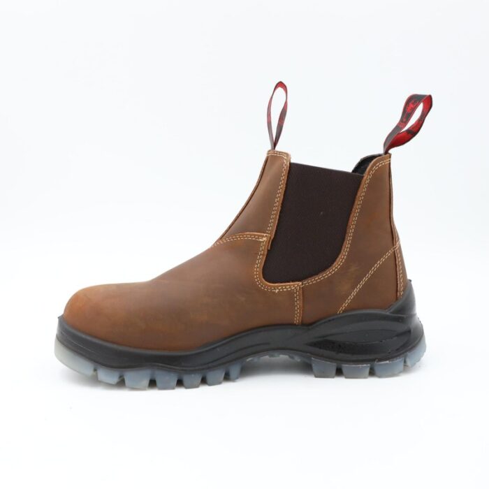 ⁦بسطار عمل من Scorpion مقدمة حماية حديد للرجال لون بني⁩ - الصورة ⁦4⁩