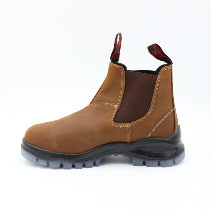 ⁦بسطار عمل من Scorpion بدون مقدمة حماية للرجال لون بني⁩ - الصورة ⁦5⁩