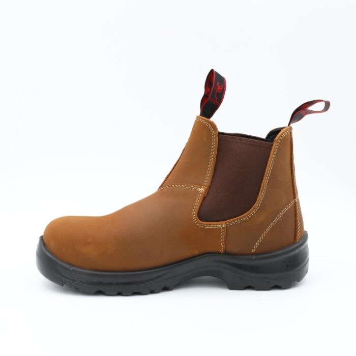 ⁦بسطار عمل من Scorpion مقدمة حماية حديد للرجال لون عسلي⁩ - الصورة ⁦4⁩