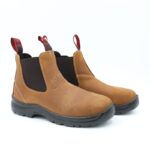 ⁦بسطار عمل من Scorpion بدون مقدمة حماية للرجال لون عسلي⁩ - الصورة ⁦2⁩