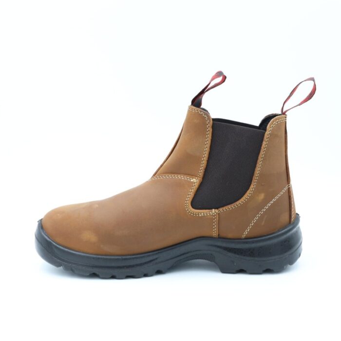 ⁦بسطار عمل من Scorpion بدون مقدمة حماية للرجال لون عسلي⁩ - الصورة ⁦7⁩