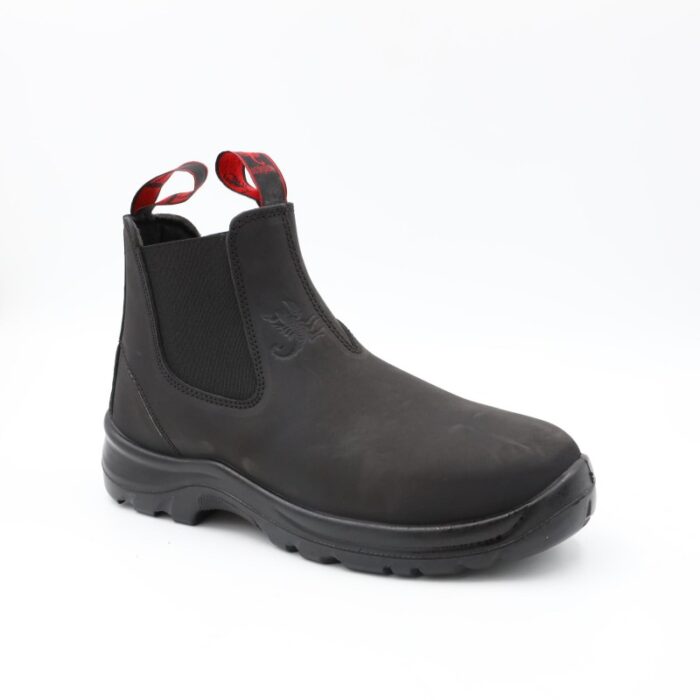 ⁦بسطار عمل من Scorpion بدون مقدمة حماية للرجال لون أسود⁩ - الصورة ⁦2⁩