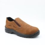 ⁦بسطار عمل ساق قصير من Scorpion مقدمة حماية للرجال لون عسلي⁩ - الصورة ⁦2⁩