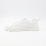 ⁦حذاء كاجوال شبابي جلد للرجال لون أبيض⁩ - الصورة ⁦6⁩