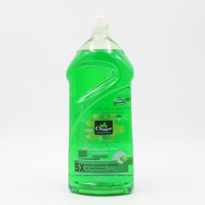 ⁦سائل جلي بتركيز 24% برائحة التفاح من تشويس Choice حجم 1.5 لتر⁩ - الصورة ⁦2⁩