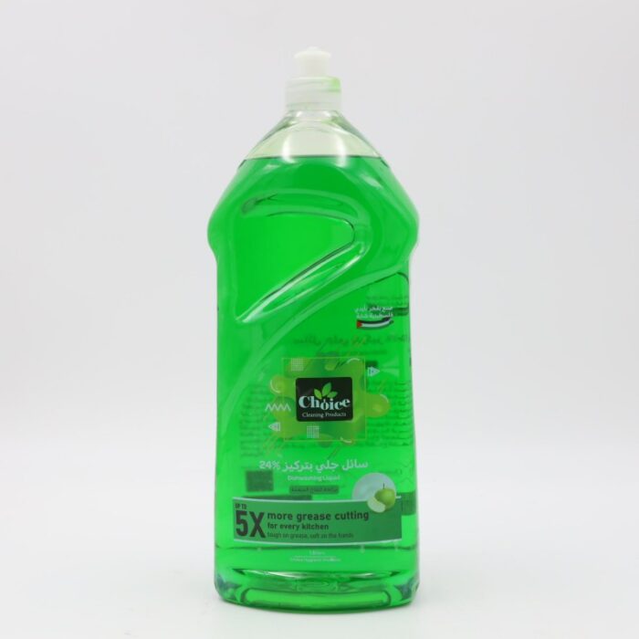 ⁦سائل جلي بتركيز 24% برائحة التفاح من تشويس Choice حجم 1.5 لتر⁩ - الصورة ⁦3⁩